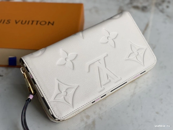 WIS LOUIS ZIPPY WALLET VUITTON 0802